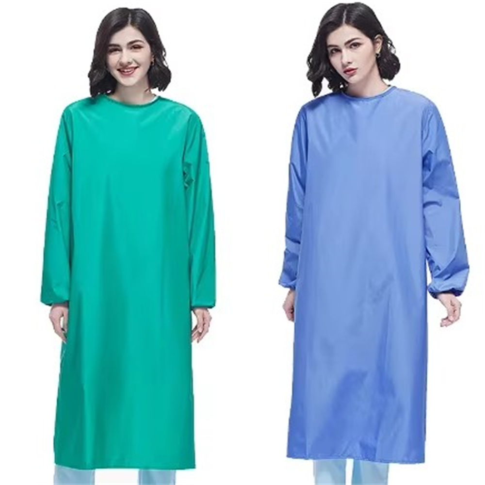 Medical Lab Gown - جديد إمرأة مقاوم للماء ثوب سبا