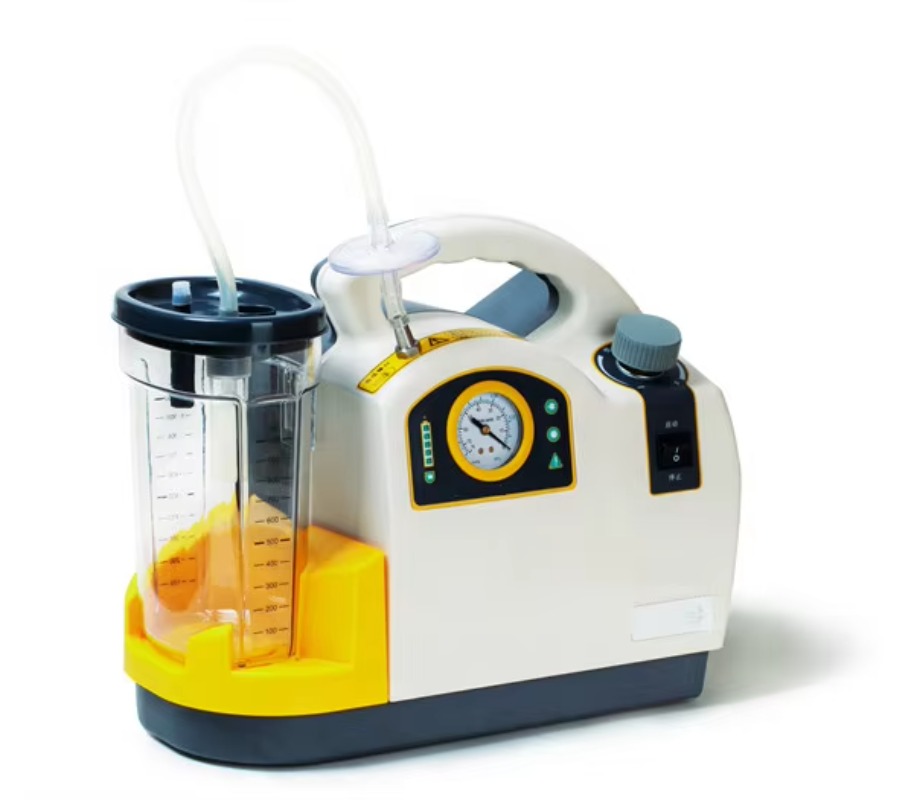 Suction Machine Medical - وحدة شفط محمولة عالية التدفق مع