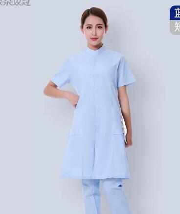 زي الطبيب الصيفي ثوب الأزرق طب - مراجعة Medical Lab Gown وسعره