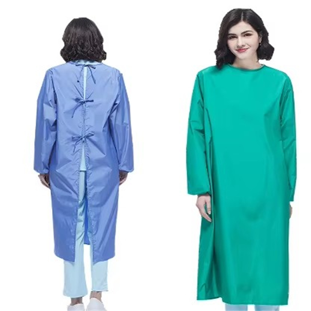 جديد إمرأة مقاوم للماء ثوب سبا - مراجعة Medical Lab Gown وسعره