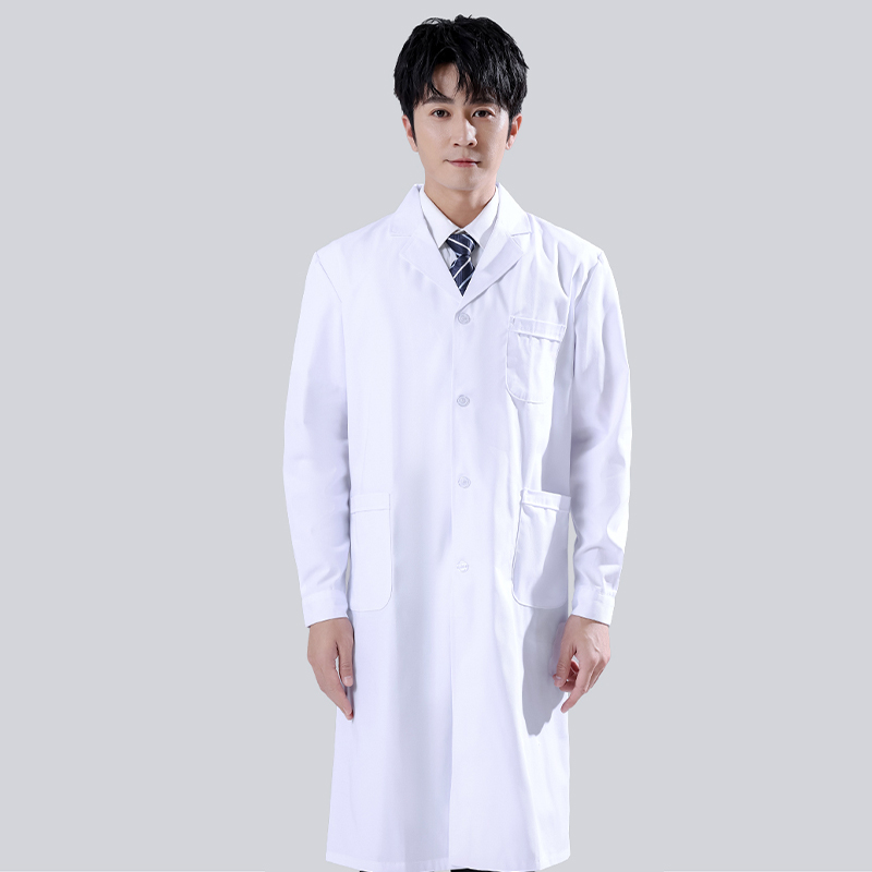 معطف طبي أبيض للرجال معطف مختب - مراجعة Medical Lab Gown وسعره