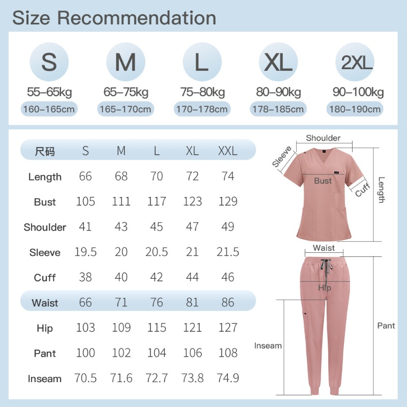 طقم ملابس طبية قصيرة الأكمام ل - مراجعة Medical Lab Gown وسعره